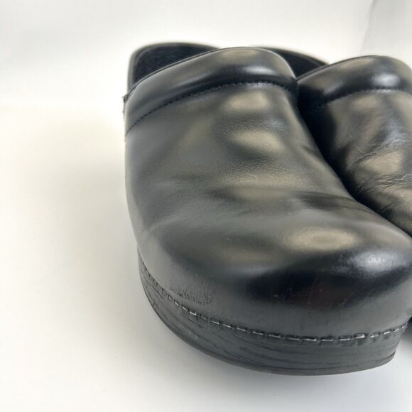 Dansko Professional Clogs Men's Size 46 US 12.5-13 Wide Black Leather Work Chef - Picture 7 of 11